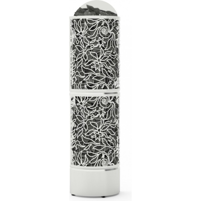 Электрическая печь SAWO DRAGONFIRE HEATER KING DRFT3-60NS-WL-P-C (6 кВт, выносной пульт, пристенная, нержавейка)